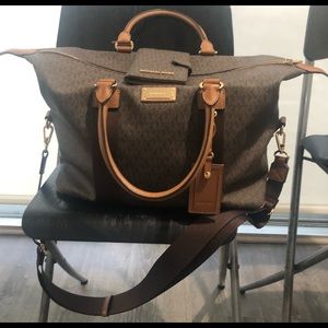 Michael Kors travel bag and passport wallet